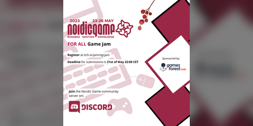 Join Nordic Game for All Game Jam, get a free online pass - Nordic