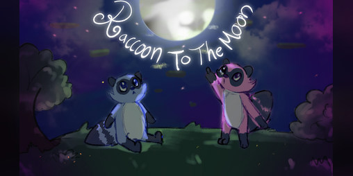 Cover image for Raccoon to the Moon