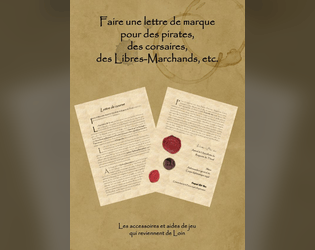 Faire une lettre  de marque pour des pirates & corsaires  