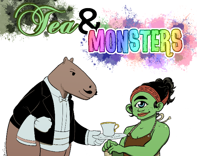 Tea & Monsters ~ art zine