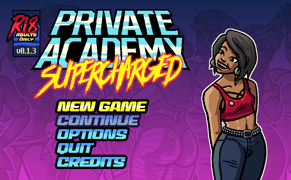 PA:S v0.1.3 is now available to play for free! - Private Academy:  Supercharged! by Eddie Monotone