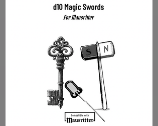 Mausritter - d10 magic swords  