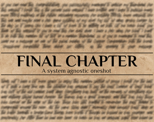 Final Chapter   - A oneshot of ink and fear 