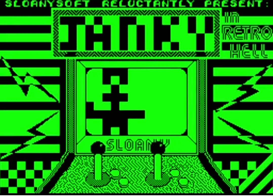 Janky Joe in Retro Hell Acorn Atom Version by Sloanysoft