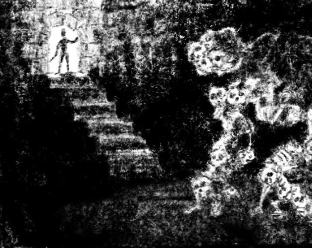 Cover image for Gone with the Gnomes (Dungeon for Mörk Borg)