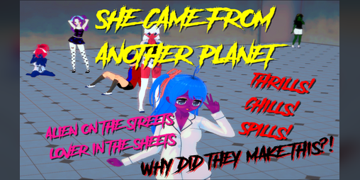 Cover image for SHE CAME FROM ANOTHER PLANET