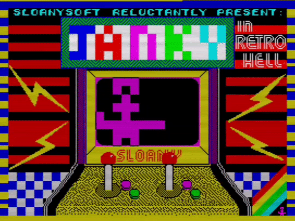 GAME ジャンク Janky Joe in Retro Hell - ZX Spectrum Version by Sloanysoft