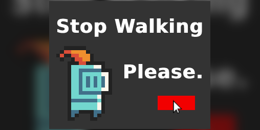 Cover image for Stop Walking Pls