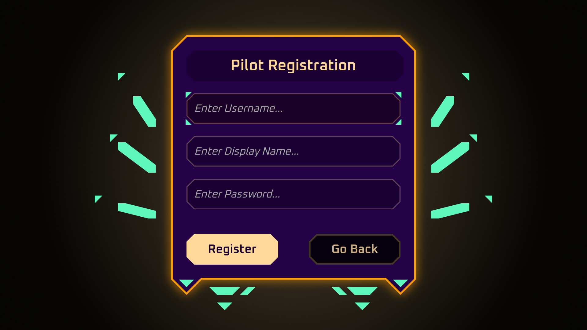 New User Registration Page
