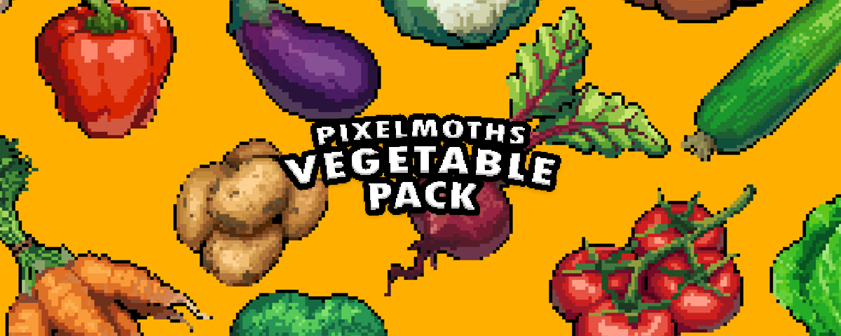 Pixelmoths Vegetable pack