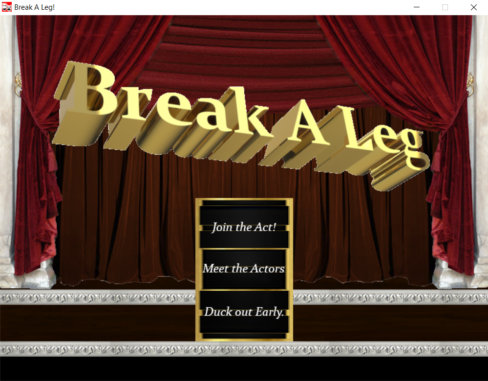 Break A Leg