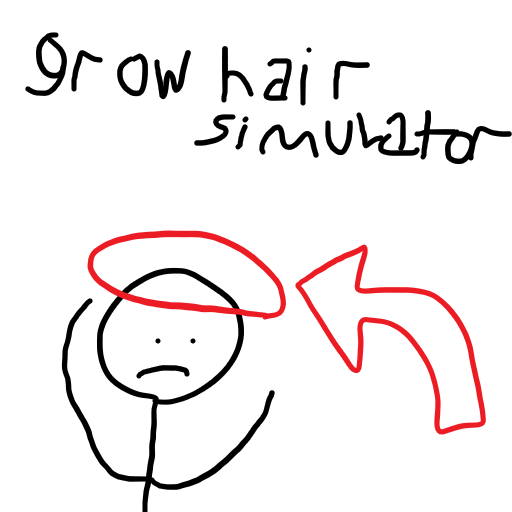 grow hair simulator