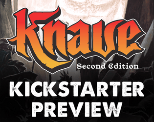 Knave 2e Kickstarter Preview   - An early look at the interior of Knave: Second Edition 
