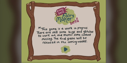 Cover image for Sunny Daze Fairy Maker Beta 0.1
