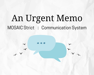 An Urgent Memo  