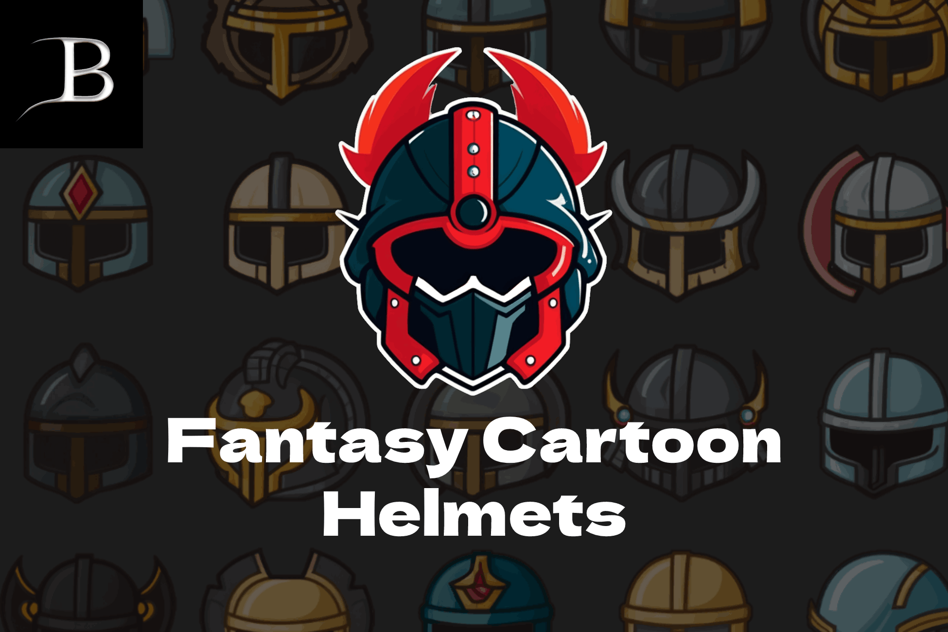 Fantasy Cartoon Helmets 2D