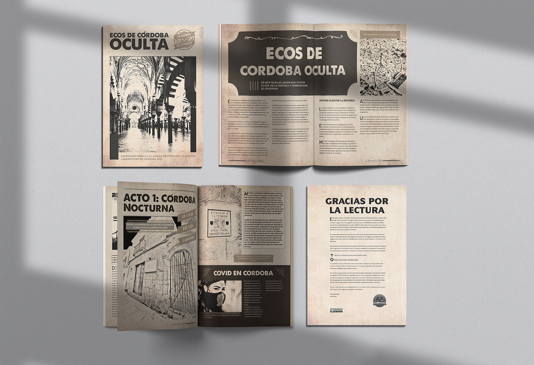 Ecos de Córdoba Oculta - Escenario para La Llamada de Cthulhu