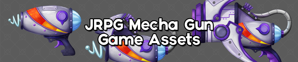 JRPG Mecha Gun Game Assets