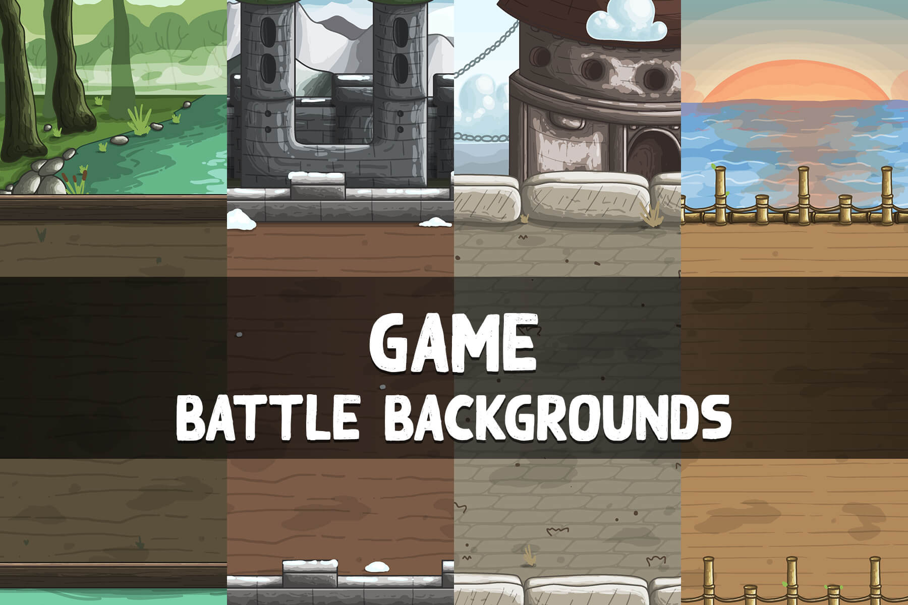 Free Castle 2D Game Assets 