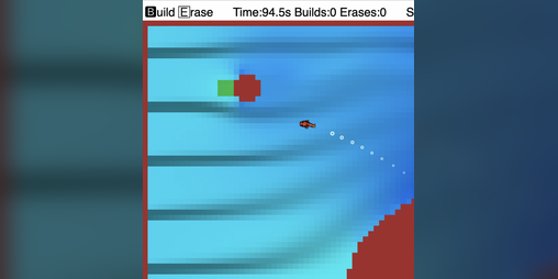Cover image for Real Time Fluid Simulator - Build and Swim Puzzle!