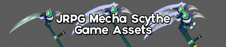 JRPG Mecha Scythe Game Assets