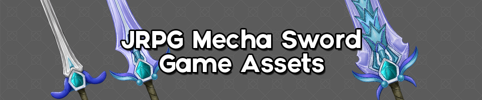 JRPG Mecha Sword Game Assets
