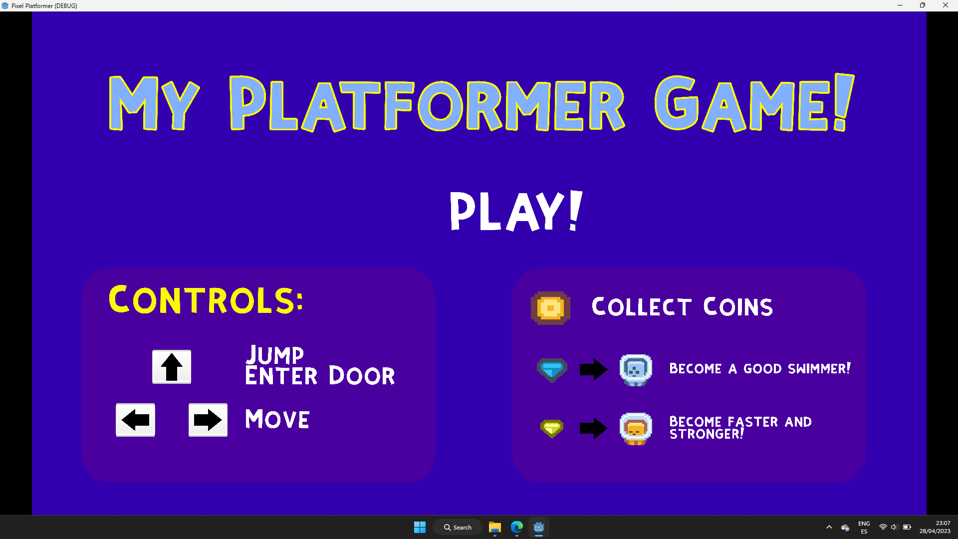 Luis Platformer Game Godot First Steps