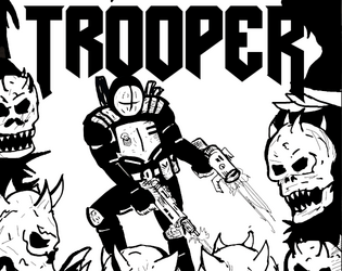 Trooper   - A solo journaling game where you face demons. | Un juego de diario en solitario donde enfrentas a demonios. 