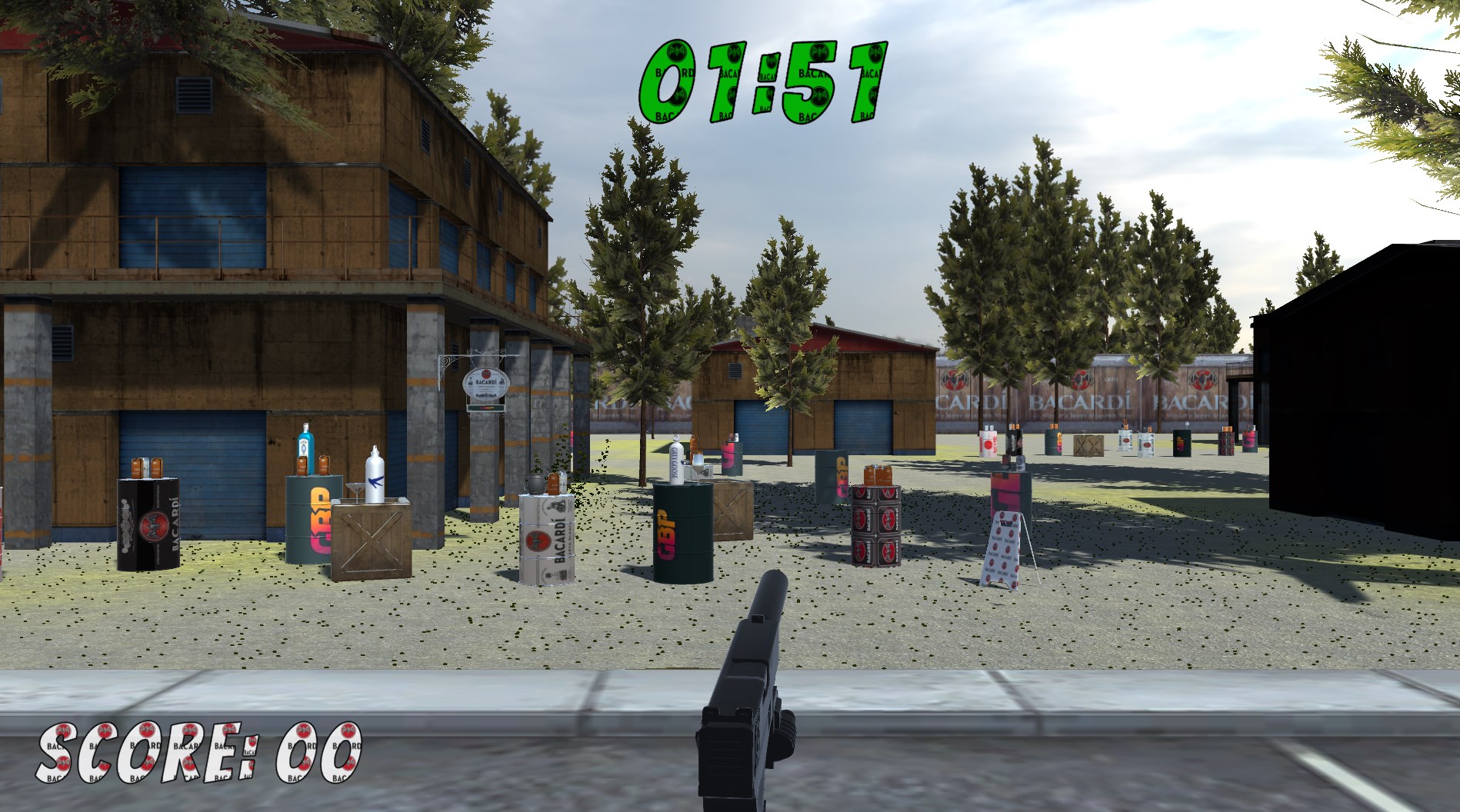 Bacardi Shooter Game Demo