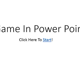 A Game In Power Point