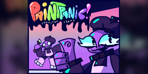 Cover image for PAINT PANIC: commission chaos!