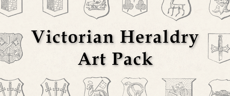 Victorian Heraldry Art Pack