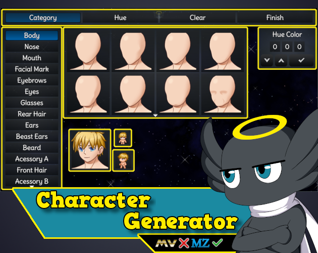 Anime Character Creator - Plugin in Code Plugins - UE Marketplace