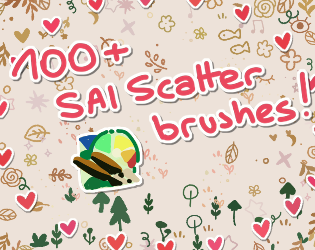 100+ SAI2 Scatter Brushes