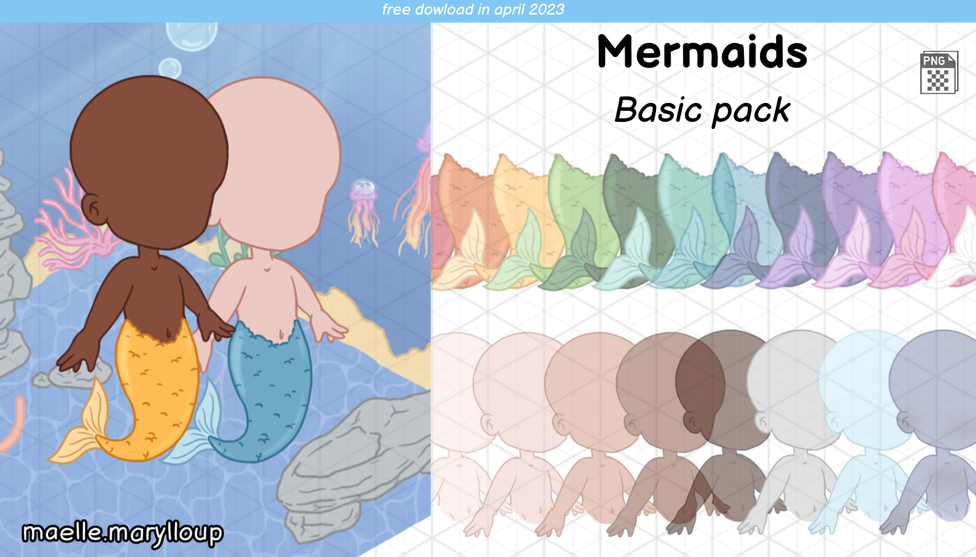 Mermaids (basic) (character pack)