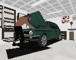 That time I got to help my father in his new garage