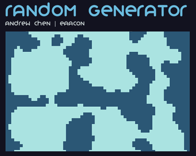 Procedural Generator Demo by eaacon