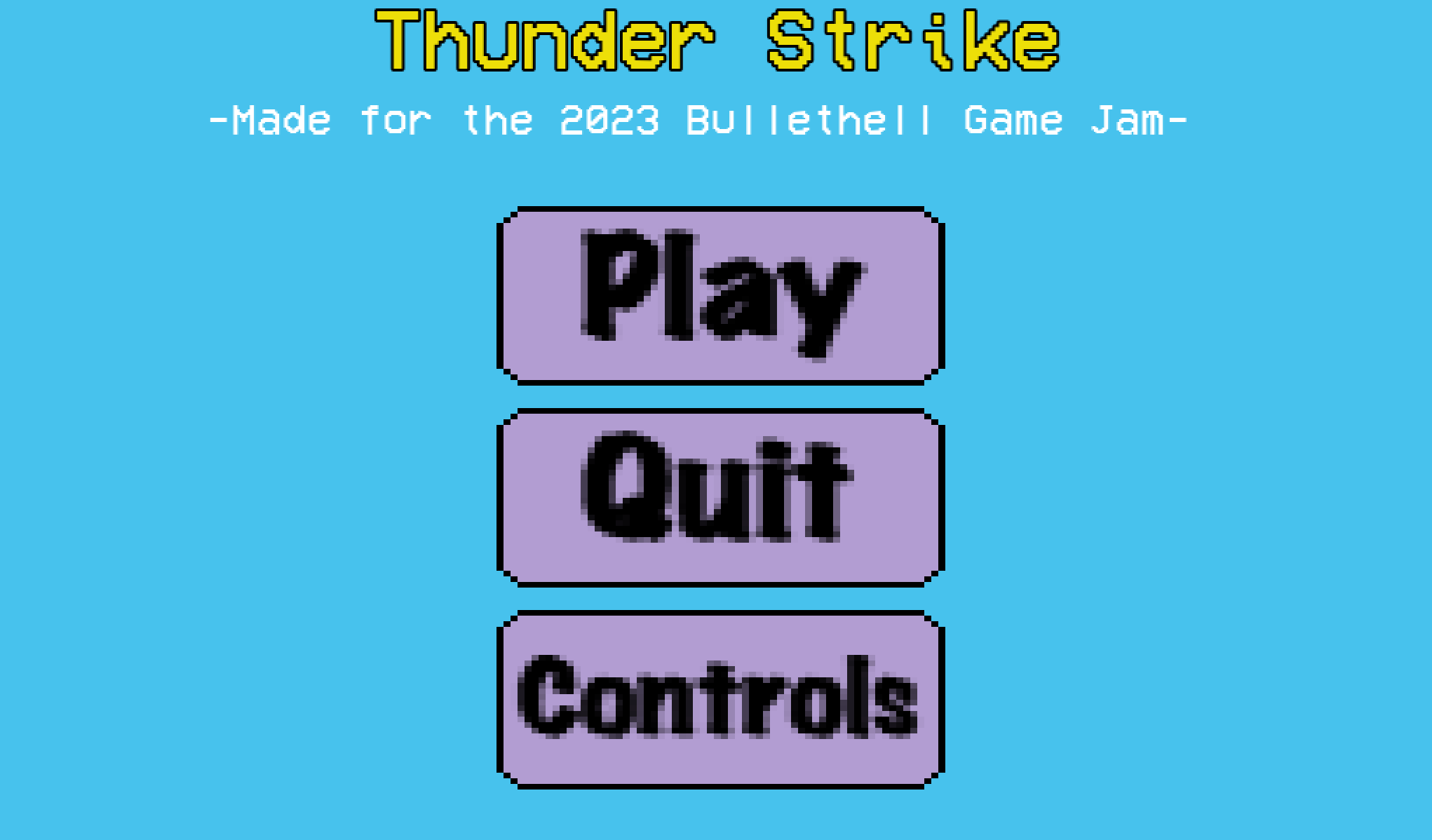 Cover image for Thunder Strike (2023 Bullethell Jam)