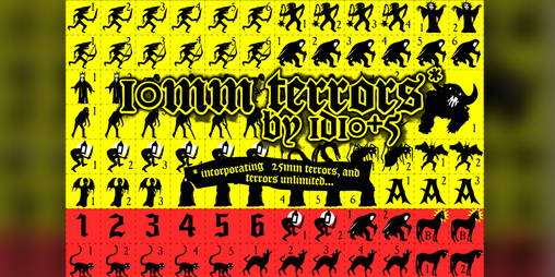 Cover image for 10mm Terrors for Mork Borg and Painflail