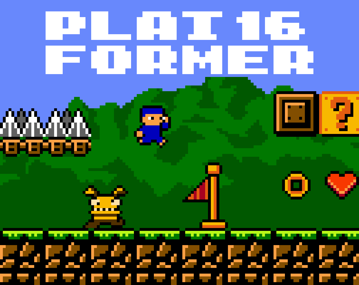 Simple Platformer 16 - NES Style Pixel Platformer | Free Asset