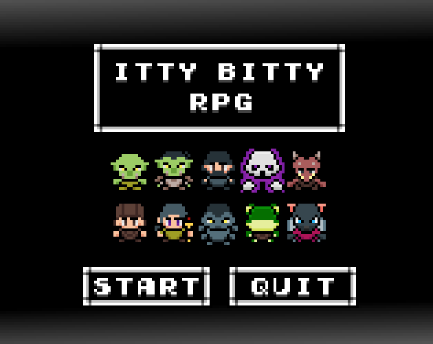 Itty Bitty Monster 10 Character asset pack by HumbleCrow
