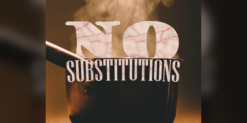 Cover image for No Substitutions