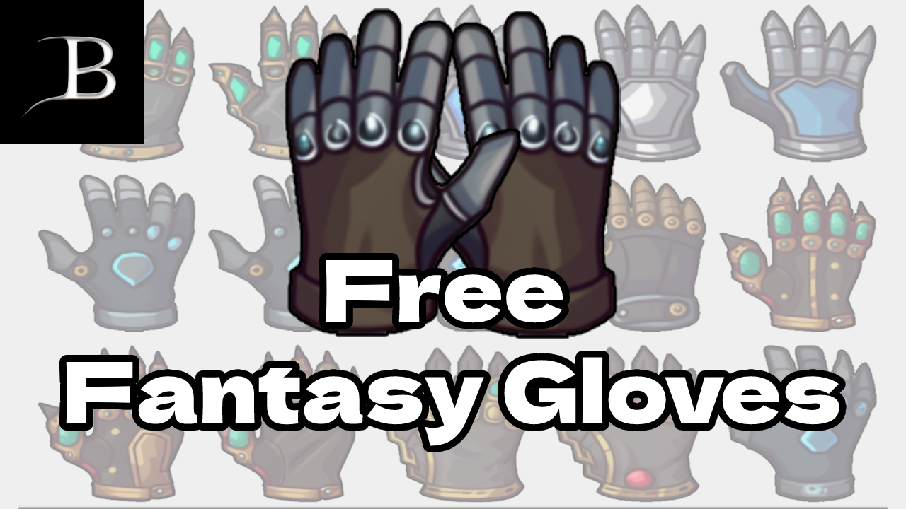 Free Fantasy Gloves 2D