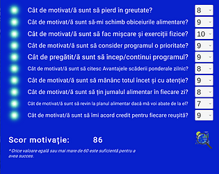 Chestionar Motivatie