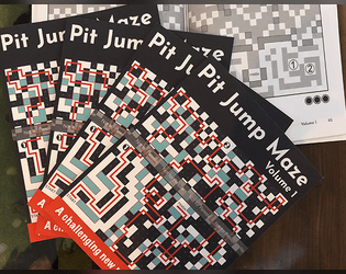 Pit Jump Maze: Volume 1   - A book of unique maze puzzles 