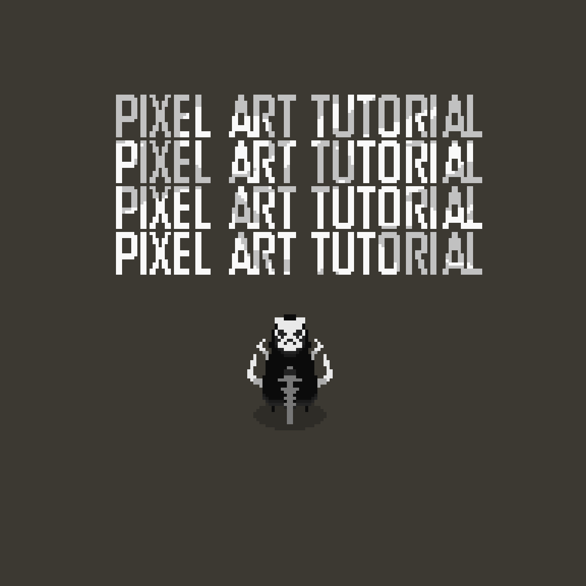 Pixel Art Tutorial - Top Down Boss Attack Tutorial by Penusbmic