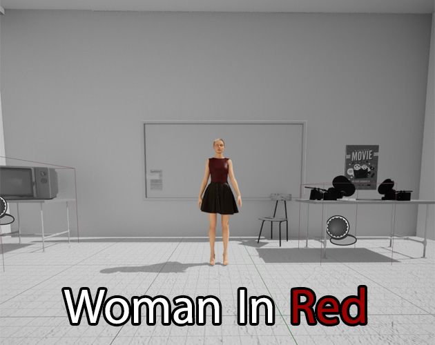 Woman In Red