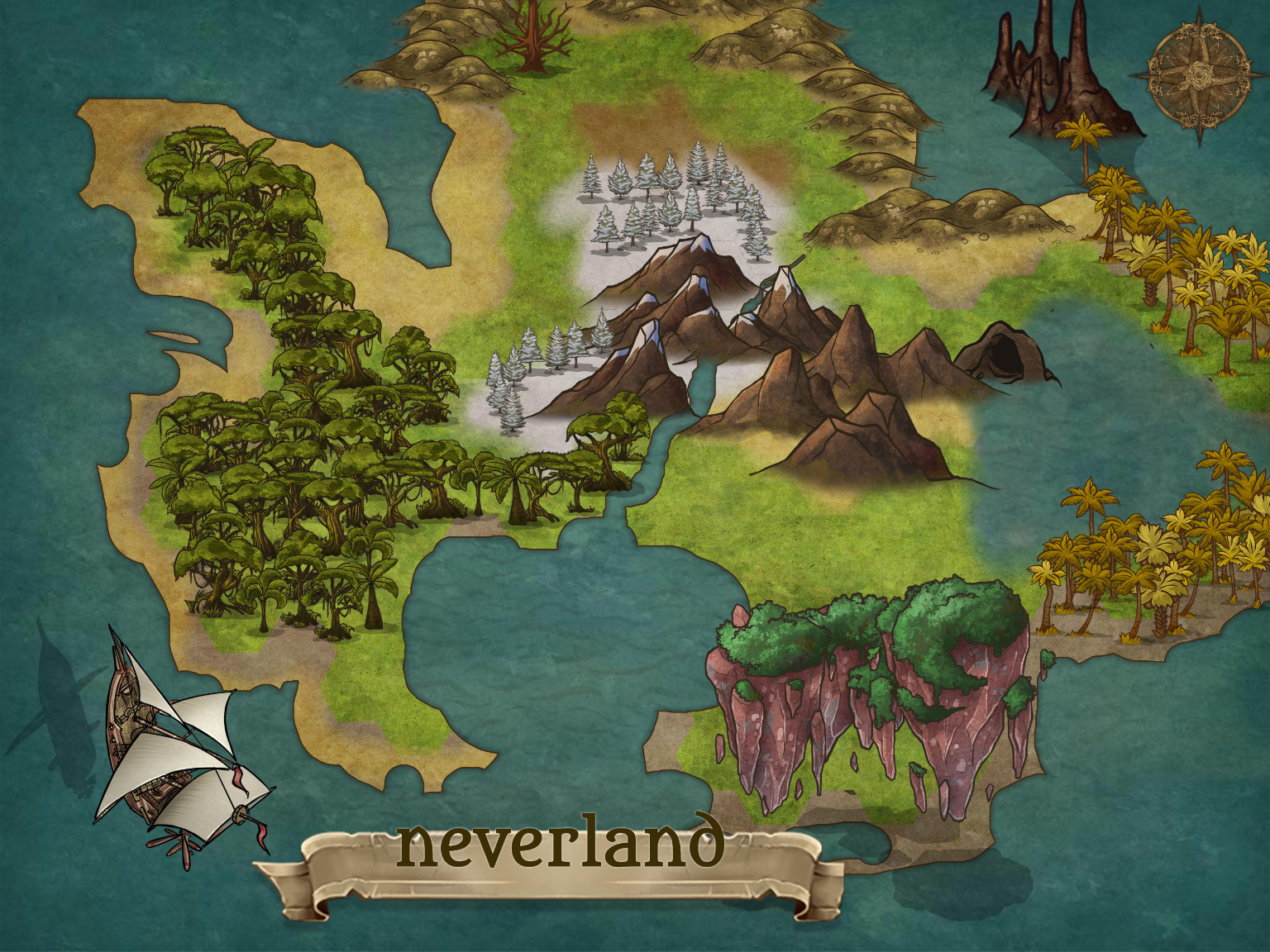 Cover image for Neverland: The Impossible Island Lorebook
