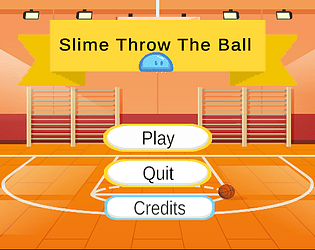 Slime throw the ball