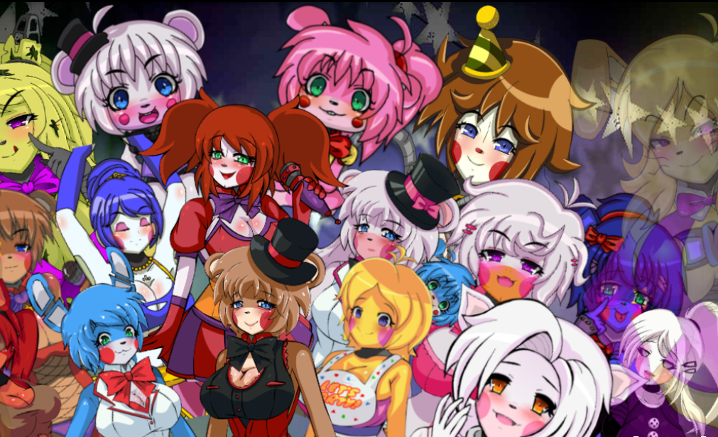 VISITING the FNaF ANIME GIRLS in A NEW LOCATION! (FNIA: Expanded